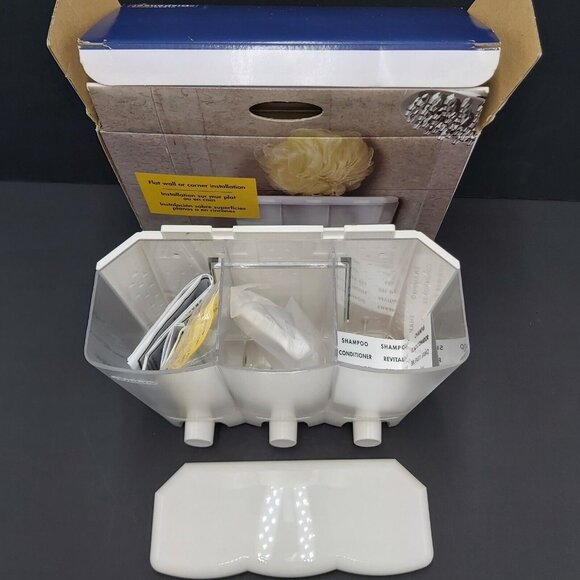 Better Living Clear Choice Shower Dispenser Organizer Shampoo Conditioner Soap - Picture 4 of 15